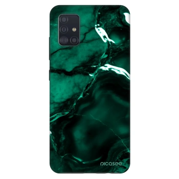 Picasee Fashion Case Samsung Galaxy A51 A515F - Dark emerald