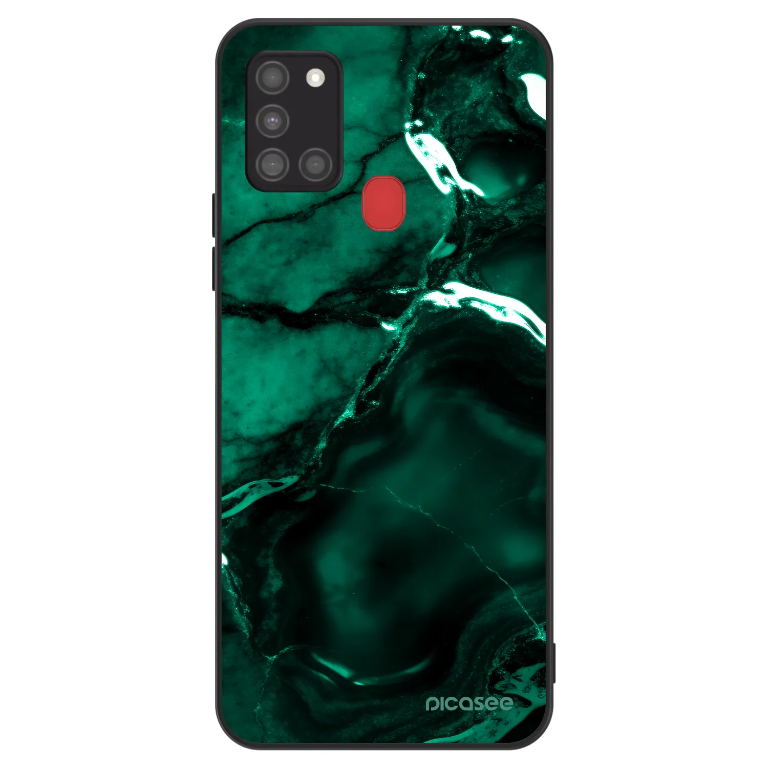 Picasee ULTIMATE CASE Samsung Galaxy A21s - készülékre - Dark emerald