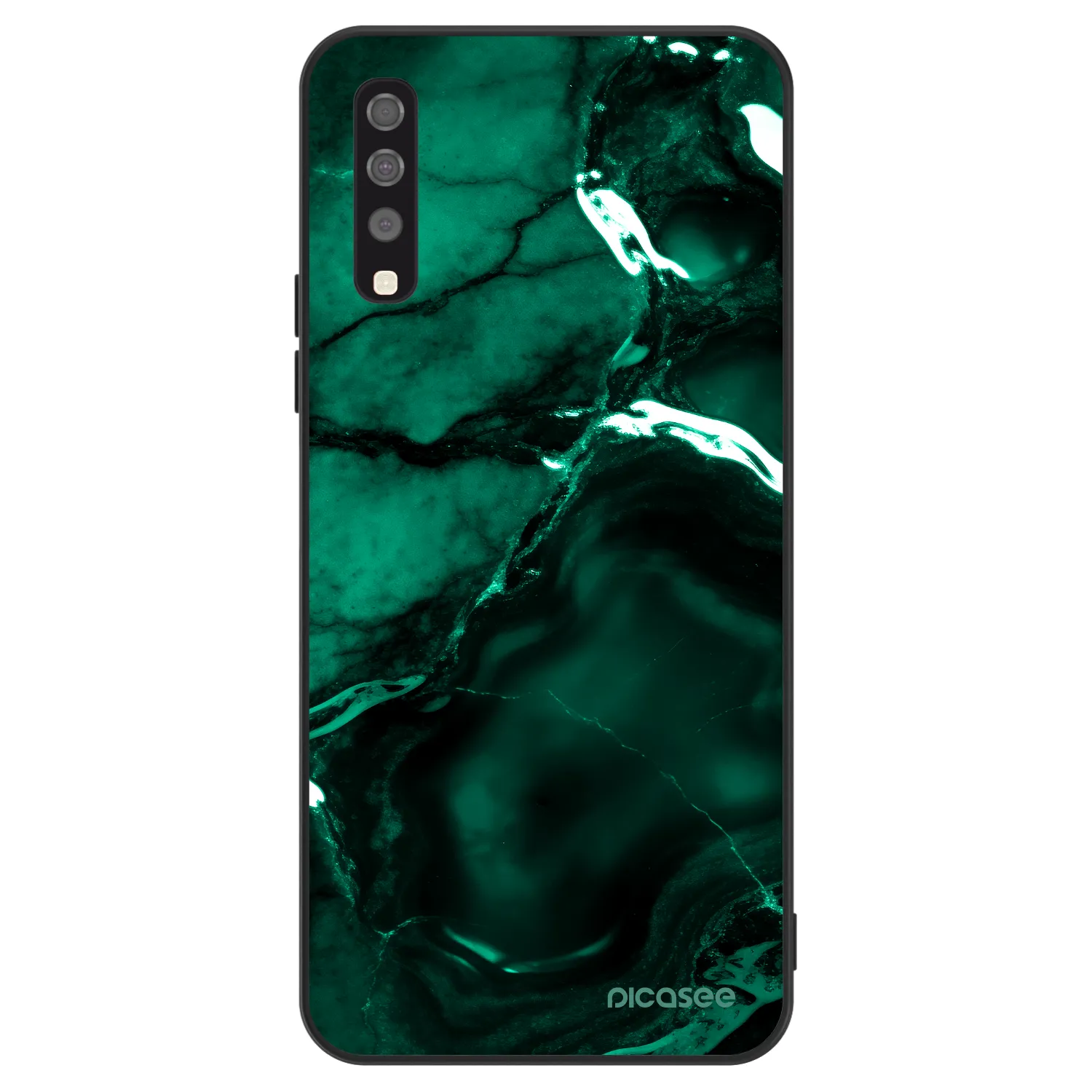 Picasee ULTIMATE CASE Samsung Galaxy A70 A705F - készülékre - Dark emerald