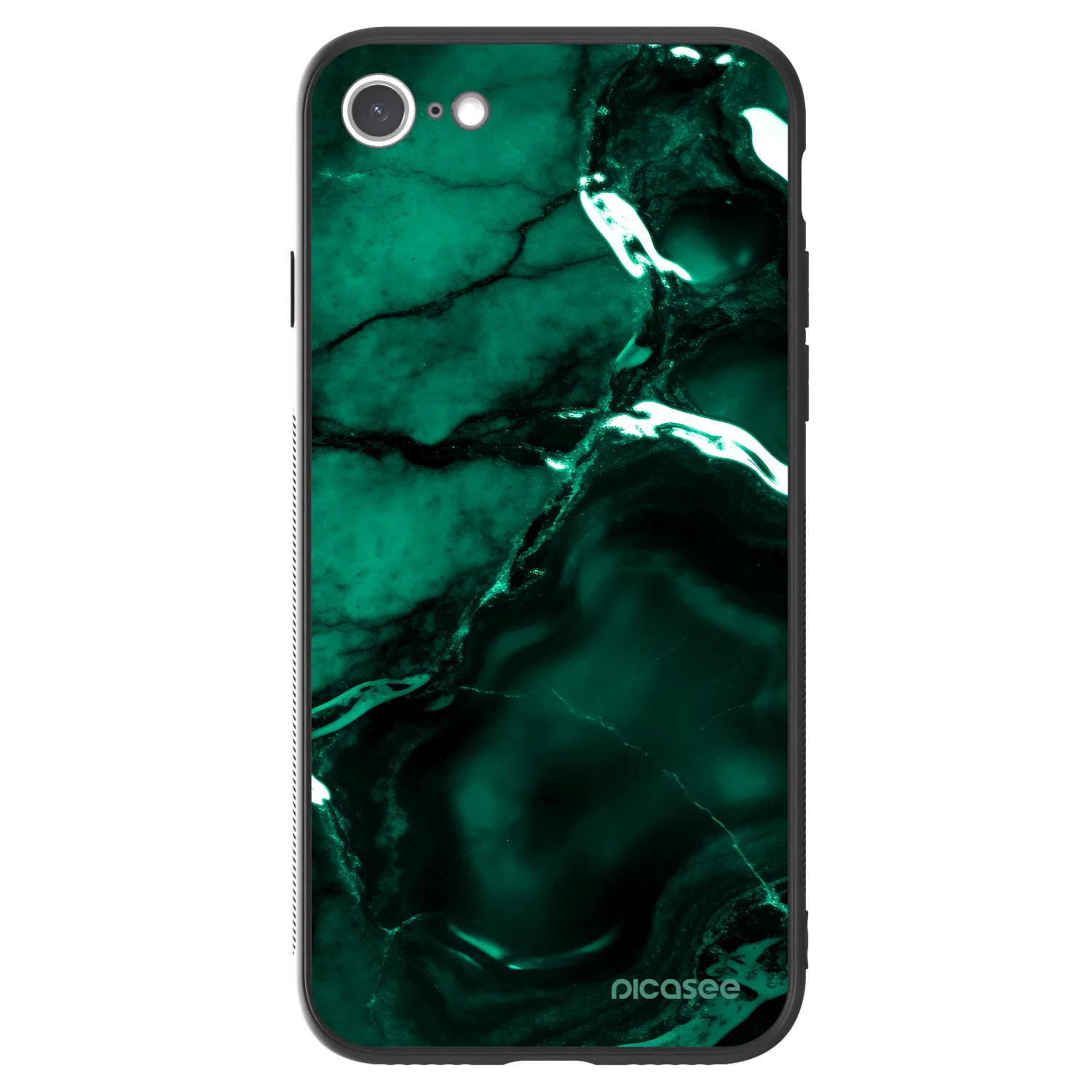 Picasee ULTIMATE CASE Apple iPhone SE 2020 - készülékre - Dark emerald