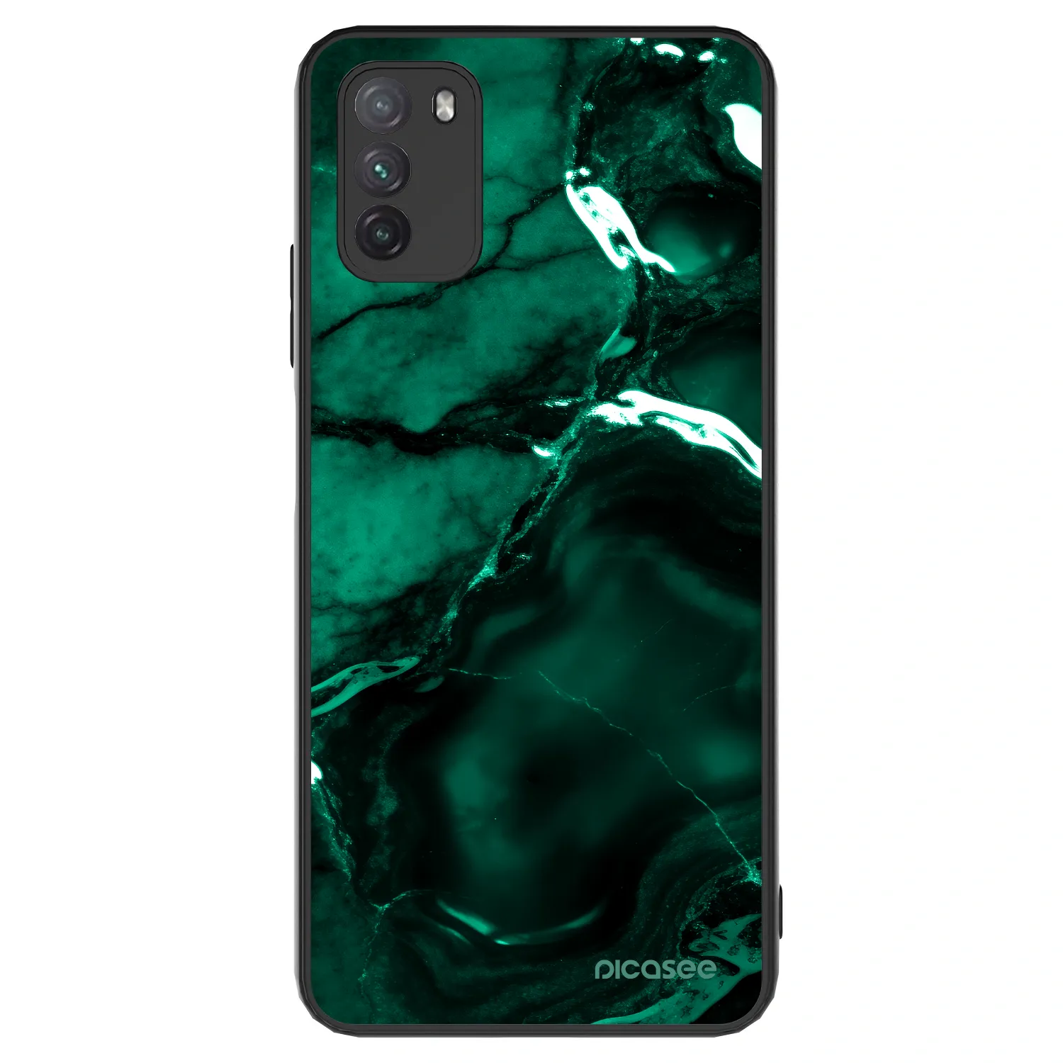 Picasee ULTIMATE CASE Xiaomi Poco M3 - készülékre - Dark emerald