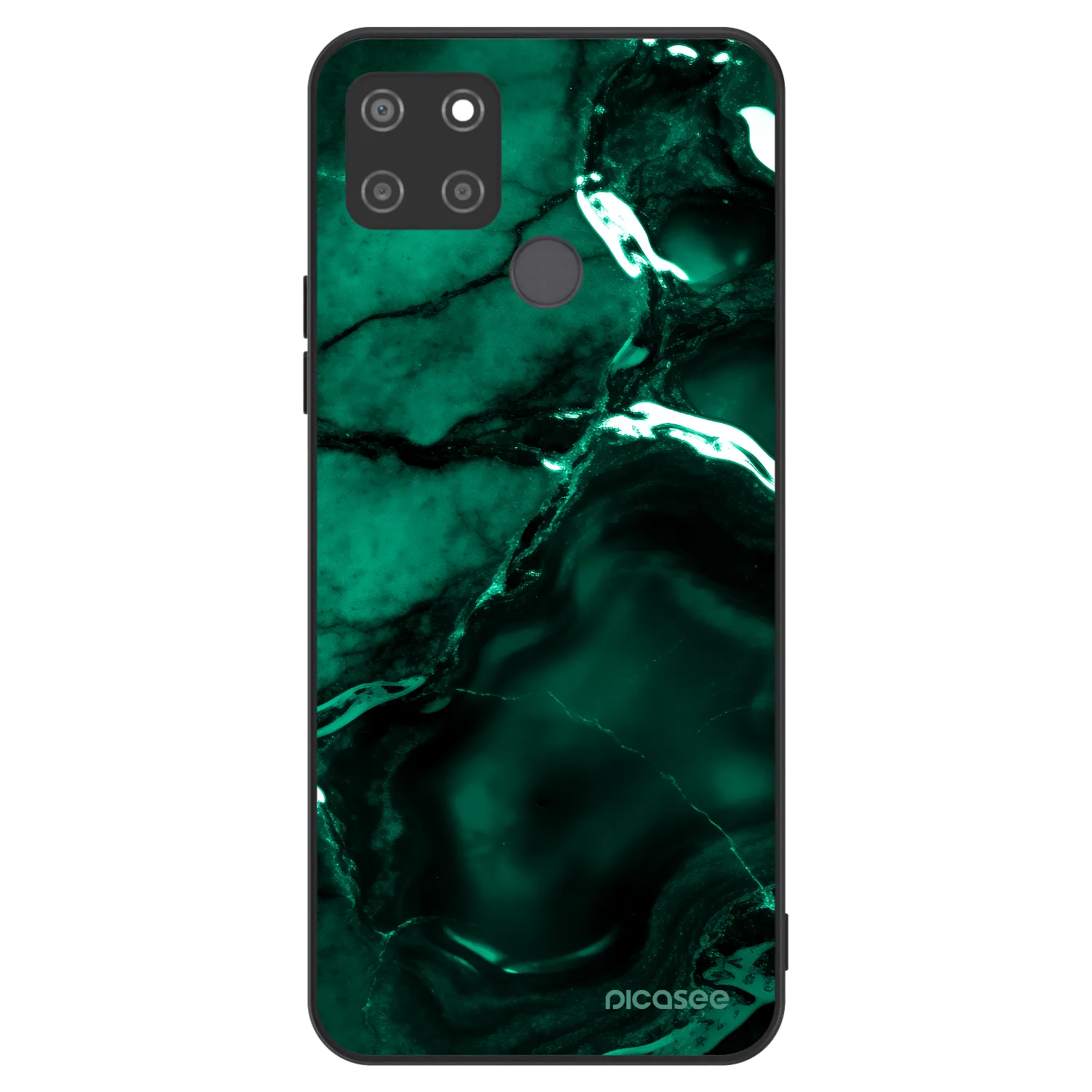 Picasee ULTIMATE CASE Realme C21Y - készülékre - Dark emerald