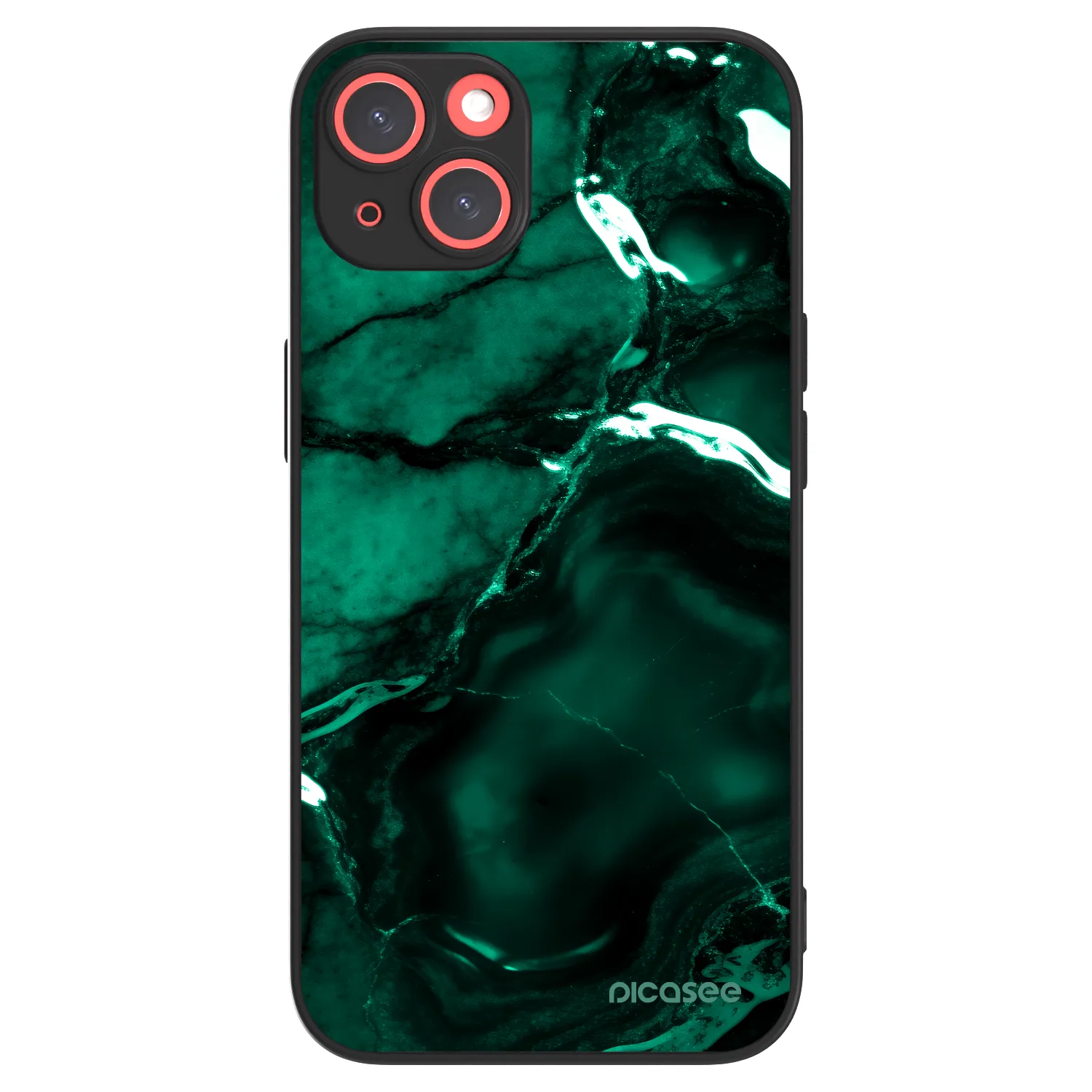 Picasee ULTIMATE CASE MagSafe Apple iPhone 13 - készülékre - Dark emerald