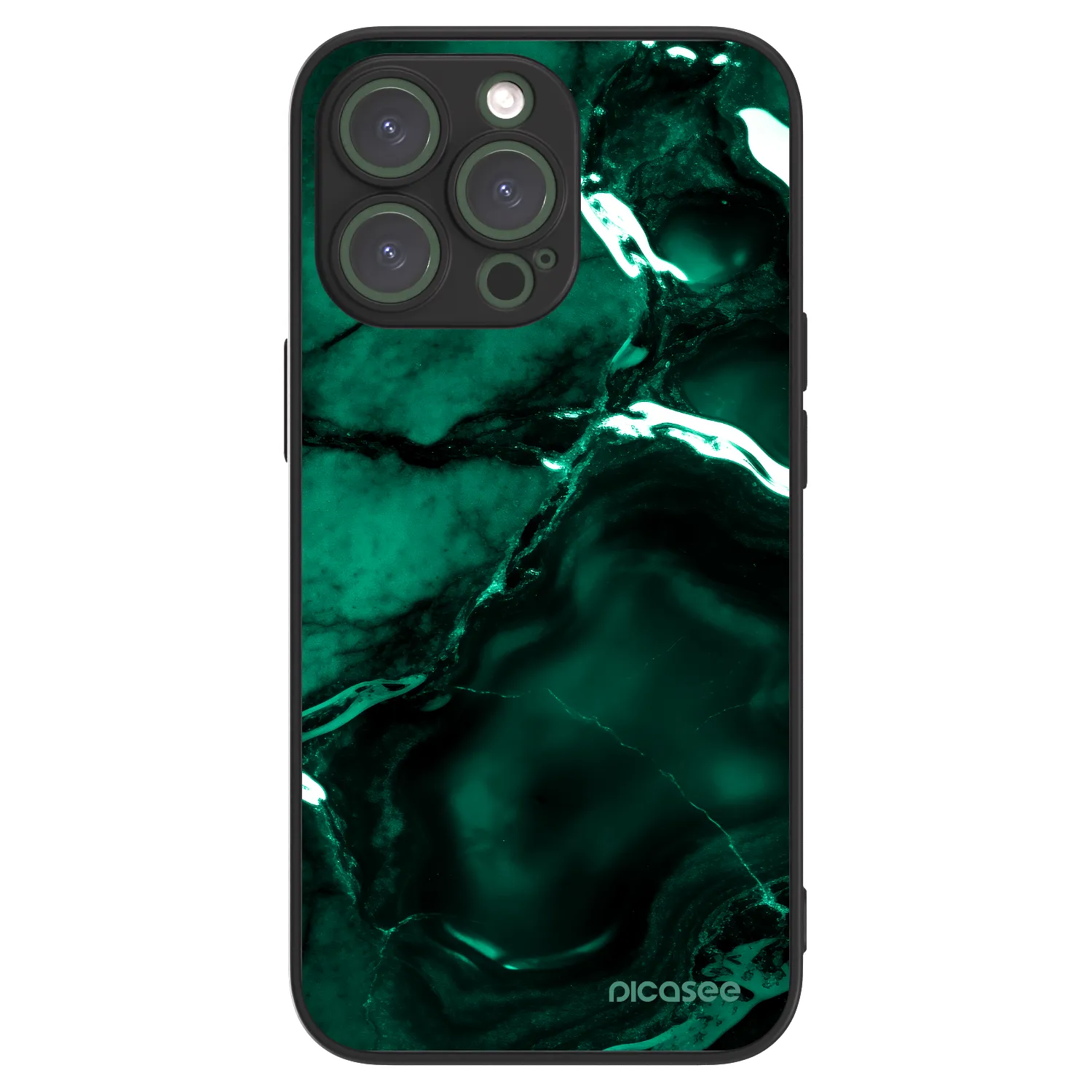 Picasee ULTIMATE CASE MagSafe Apple iPhone 13 Pro - készülékre - Dark emerald