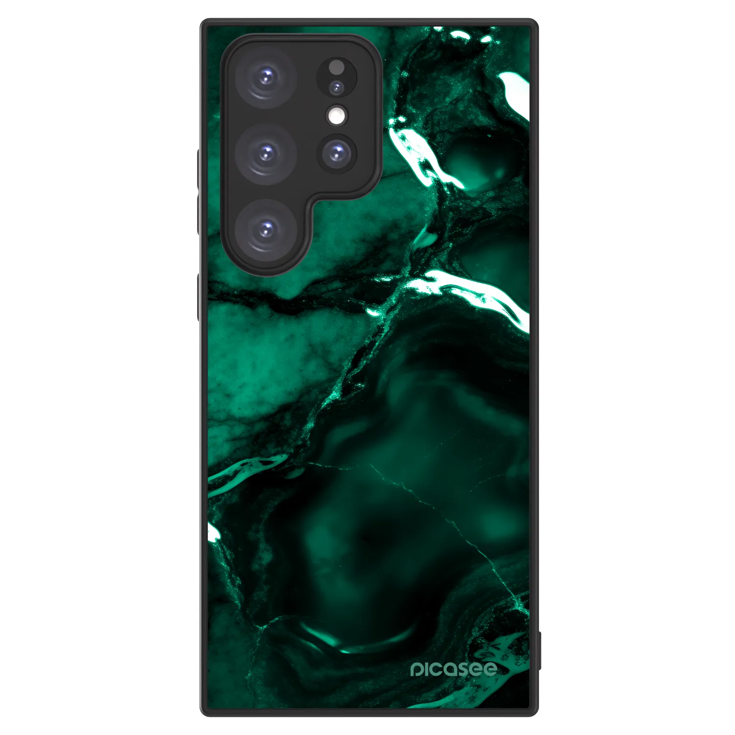 Picasee ULTIMATE CASE PowerShare Samsung Galaxy S23 Ultra 5G - készülékre - Dark emerald