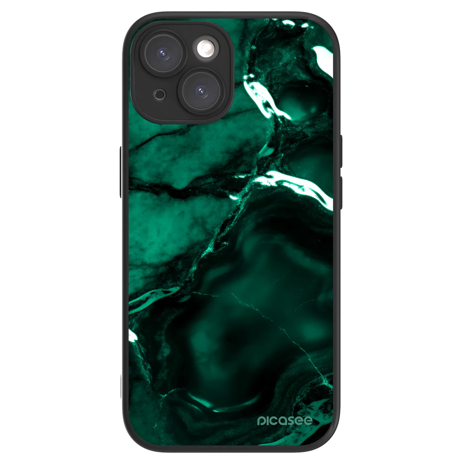 Picasee ULTIMATE CASE MagSafe Apple iPhone 15 - készülékre - Dark emerald