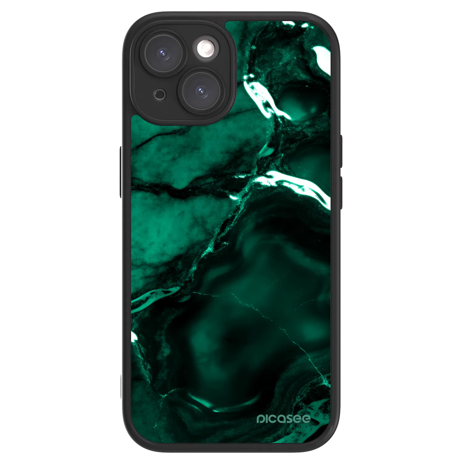 Picasee ULTIMATE CASE Apple iPhone 15 - készülékre - Dark emerald