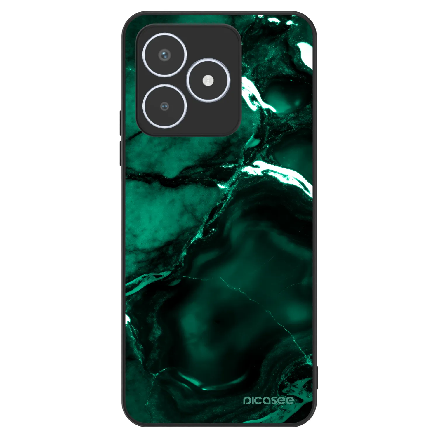 Picasee ULTIMATE CASE Realme C53 - készülékre - Dark emerald