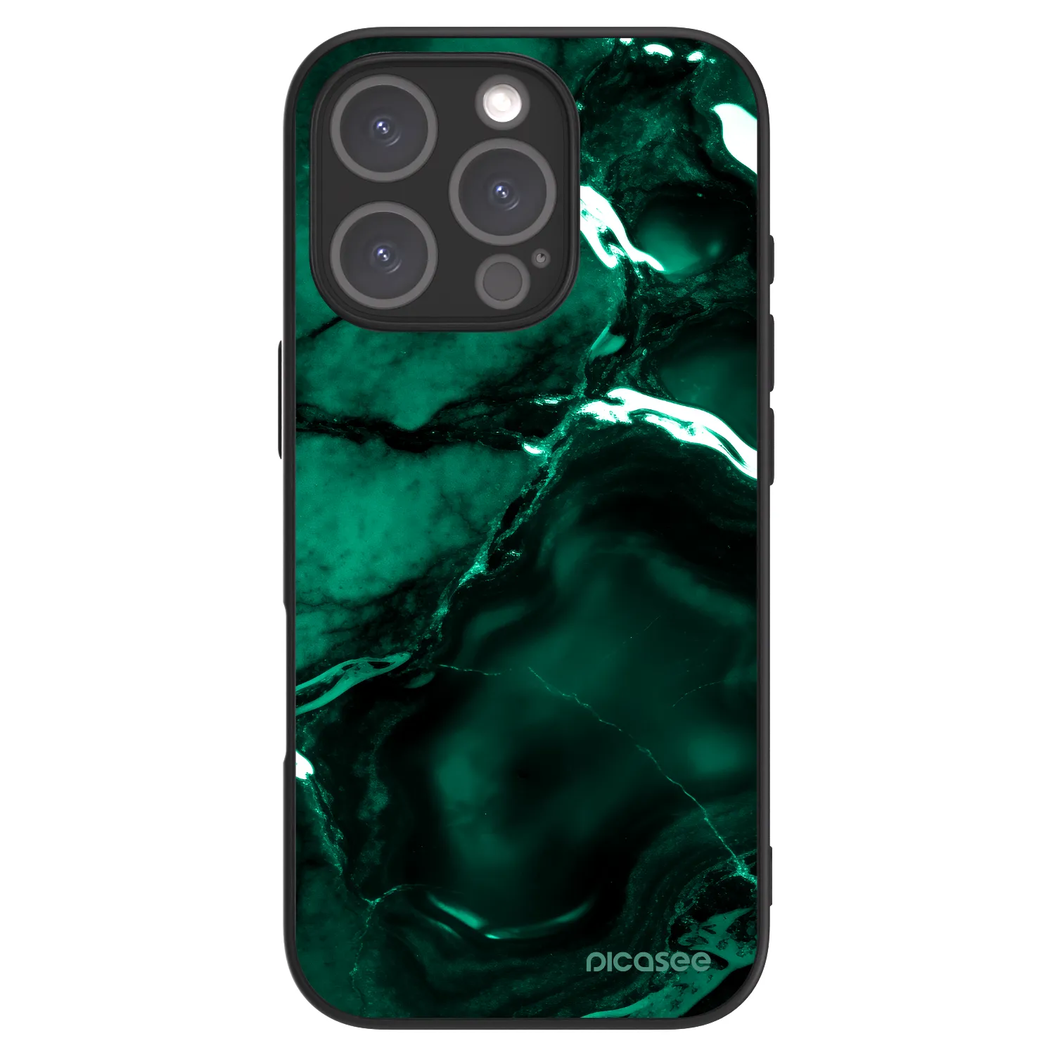 Picasee ULTIMATE CASE Apple iPhone 16 Pro - készülékre - Dark emerald