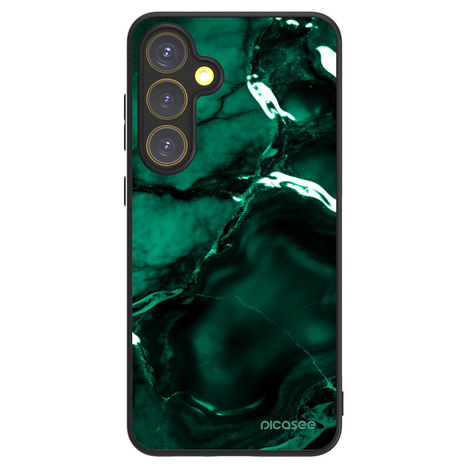 Picasee ULTIMATE CASE PowerShare Samsung Galaxy S24 FE S721B - készülékre - Dark emerald