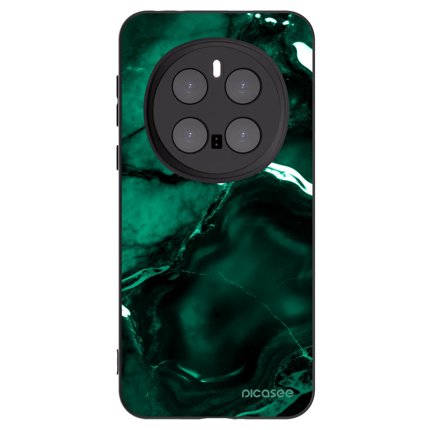 Picasee fekete szilikon tok az alábbi mobiltelefonokra Honor Magic7 Pro 5G - Dark emerald