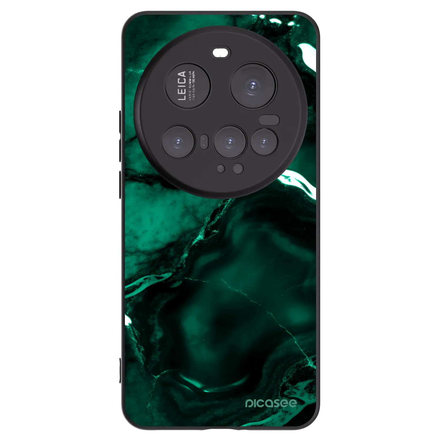 Picasee fekete szilikon tok az alábbi mobiltelefonokra Xiaomi 15 Ultra - Dark emerald
