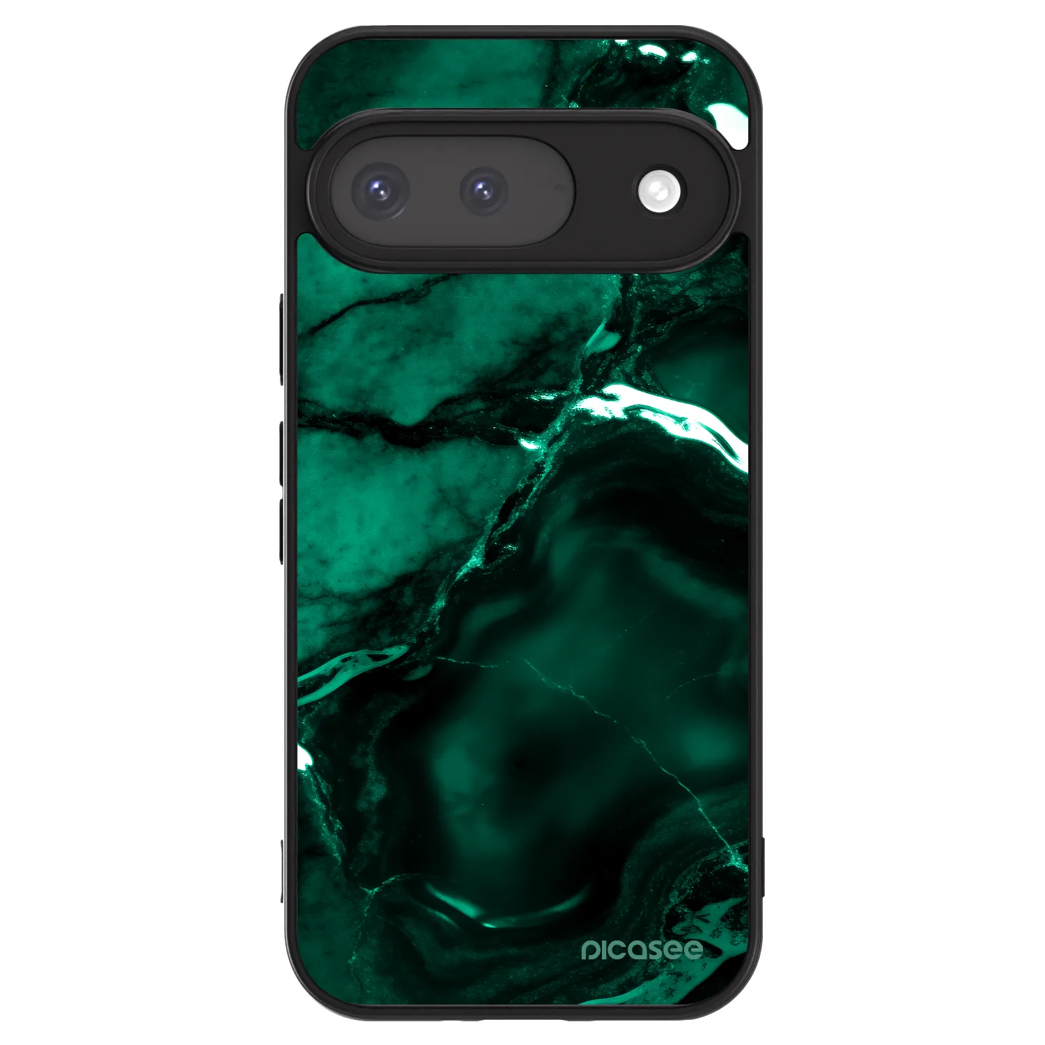 Picasee ULTIMATE CASE Google Pixel 9 - készülékre - Dark emerald