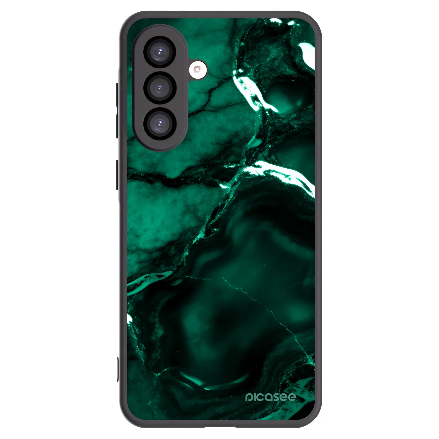 Picasee fekete szilikon tok az alábbi mobiltelefonokra Samsung Galaxy A26 5G A266B - Dark emerald