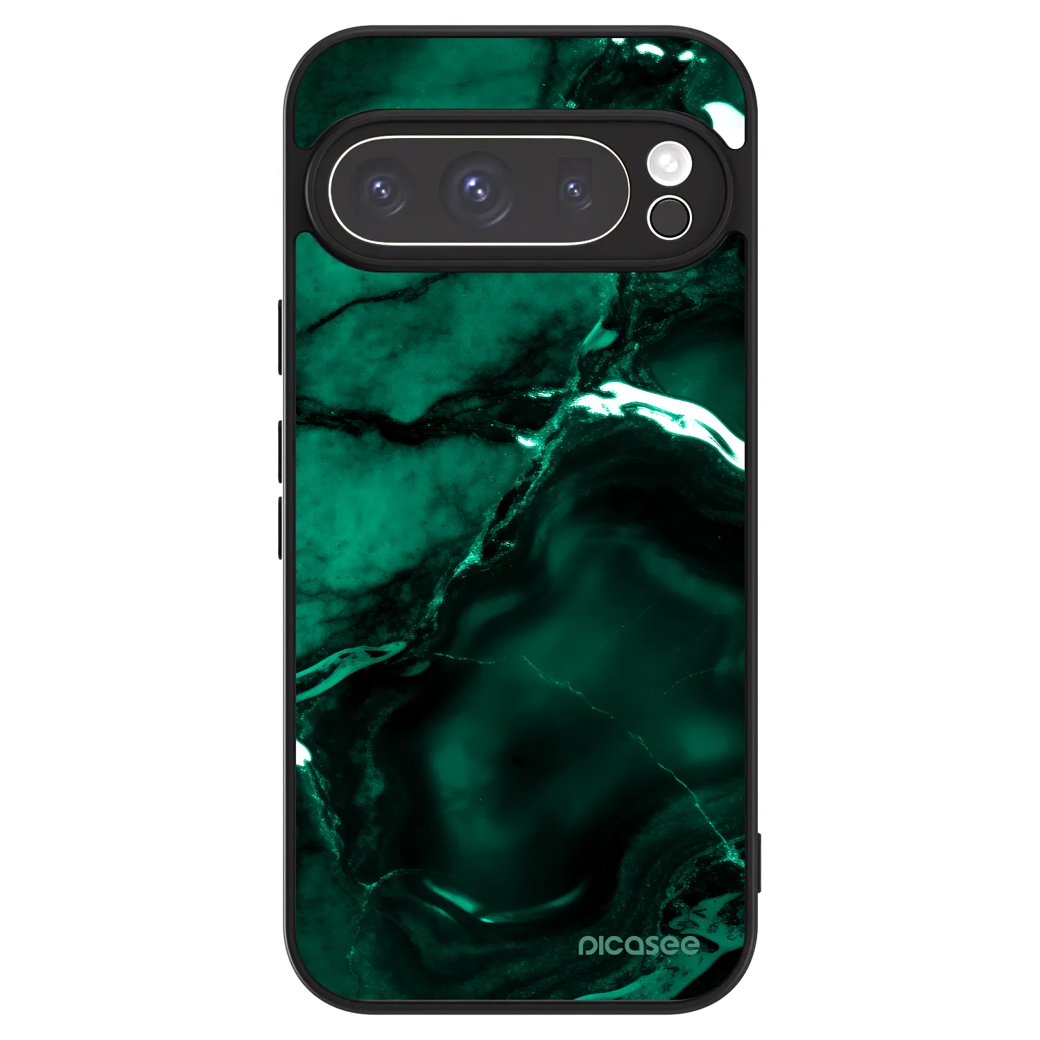 Picasee ULTIMATE CASE Google Pixel 9 Pro - készülékre - Dark emerald