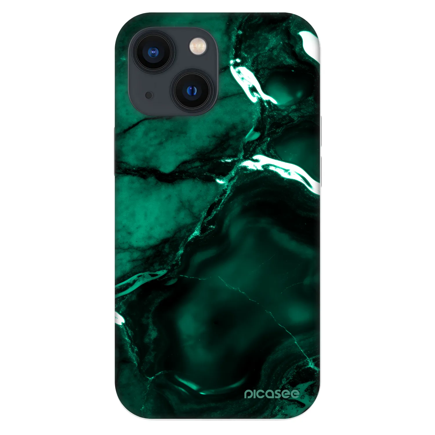 Picasee Fashion Case Apple iPhone 13 mini - Dark emerald