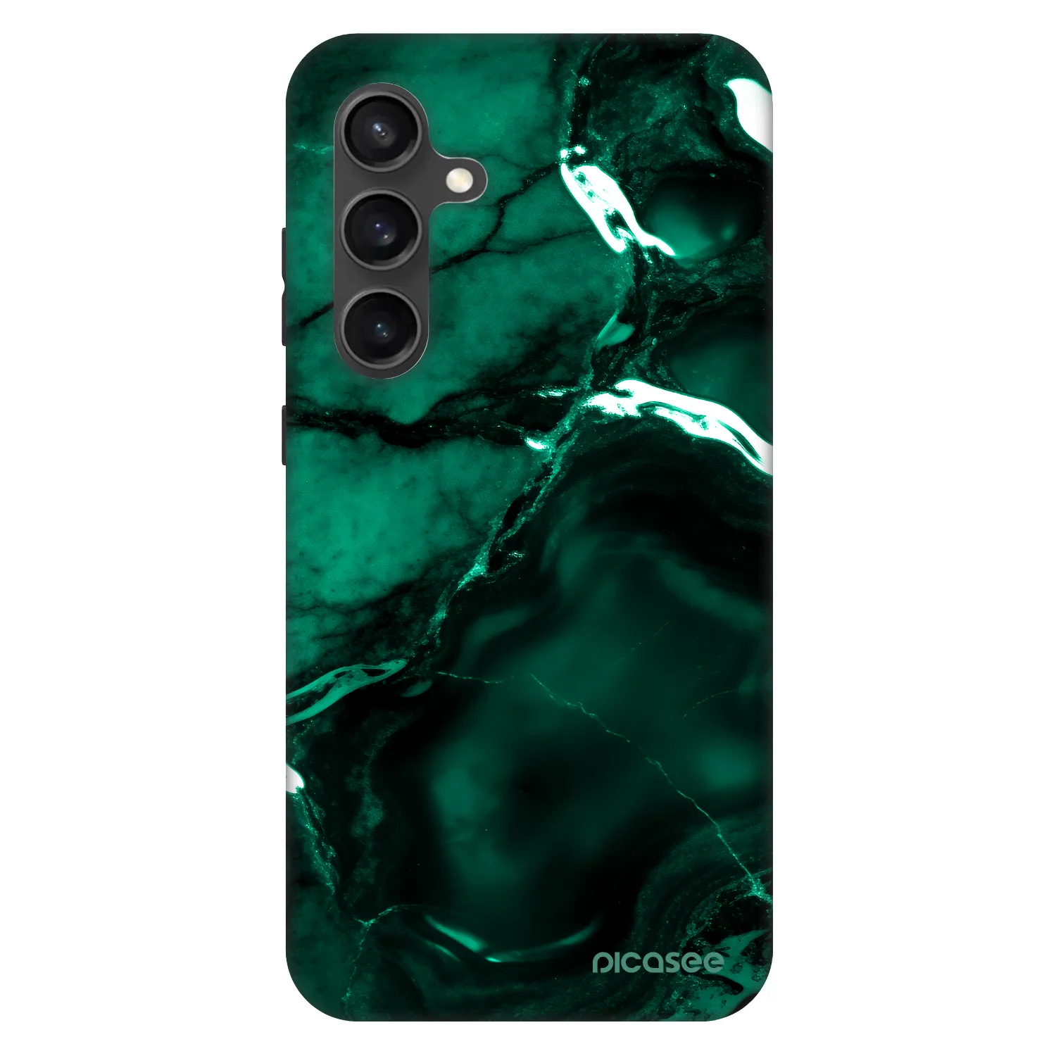 Picasee Fashion Case Samsung Galaxy S24 FE S721B - Dark emerald