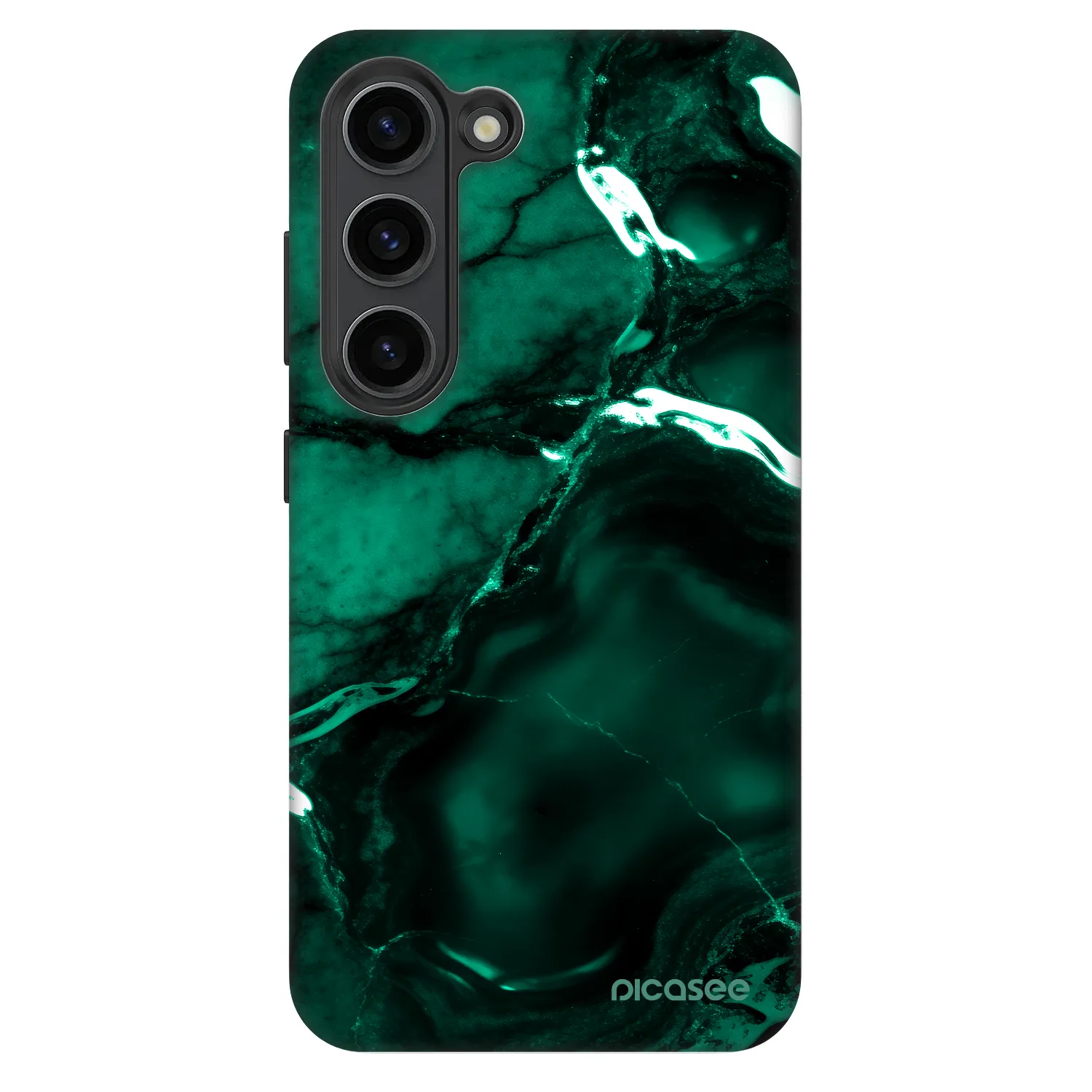 Picasee Fashion Case Samsung Galaxy S23 5G - Dark emerald