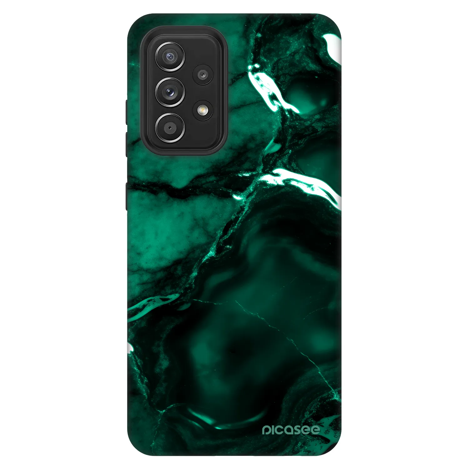 Picasee Fashion Case Samsung Galaxy A52s 5G A528B - Dark emerald