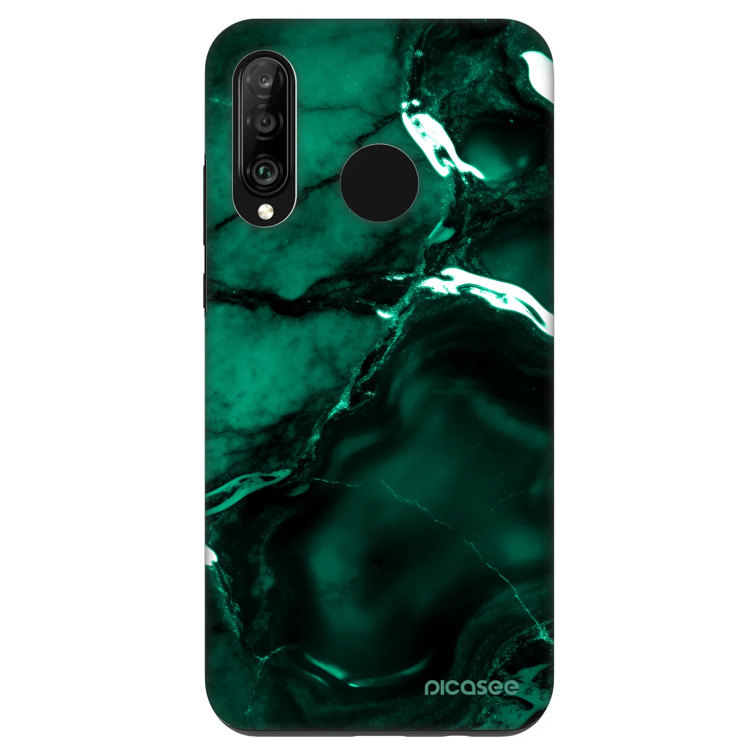 Picasee Fashion Case Huawei P30 Lite - Dark emerald