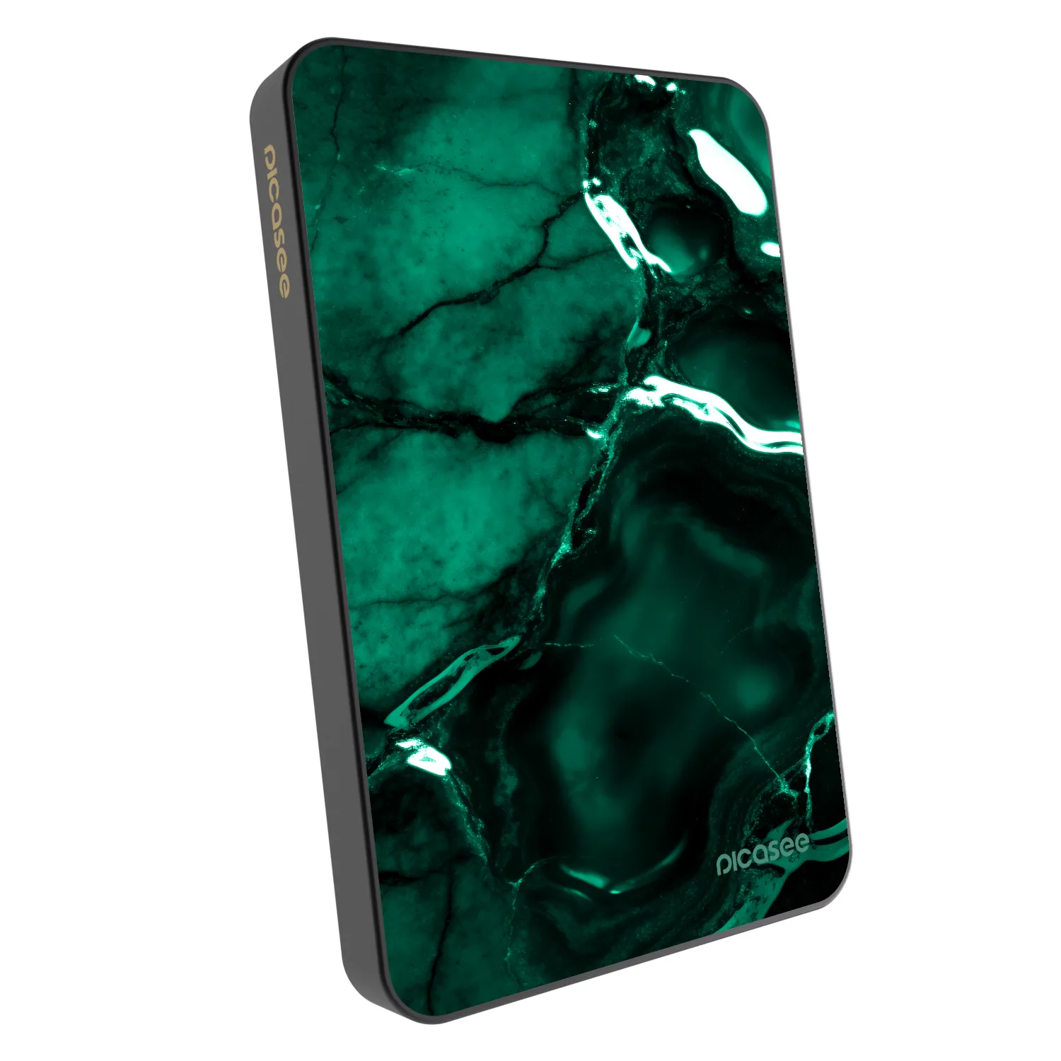 Picasee Powerbank MagSafe 5 000 mAh Szürke - Dark emerald