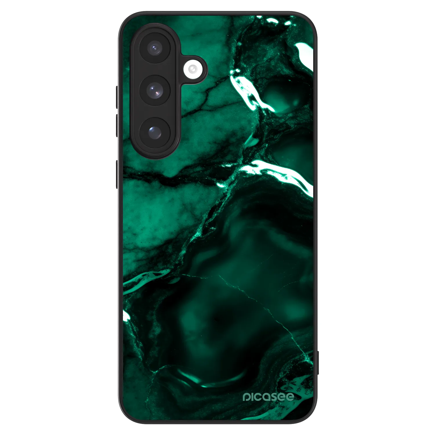 Picasee ULTIMATE CASE PowerShare Samsung Galaxy S25 FE 5G - készülékre - Dark emerald