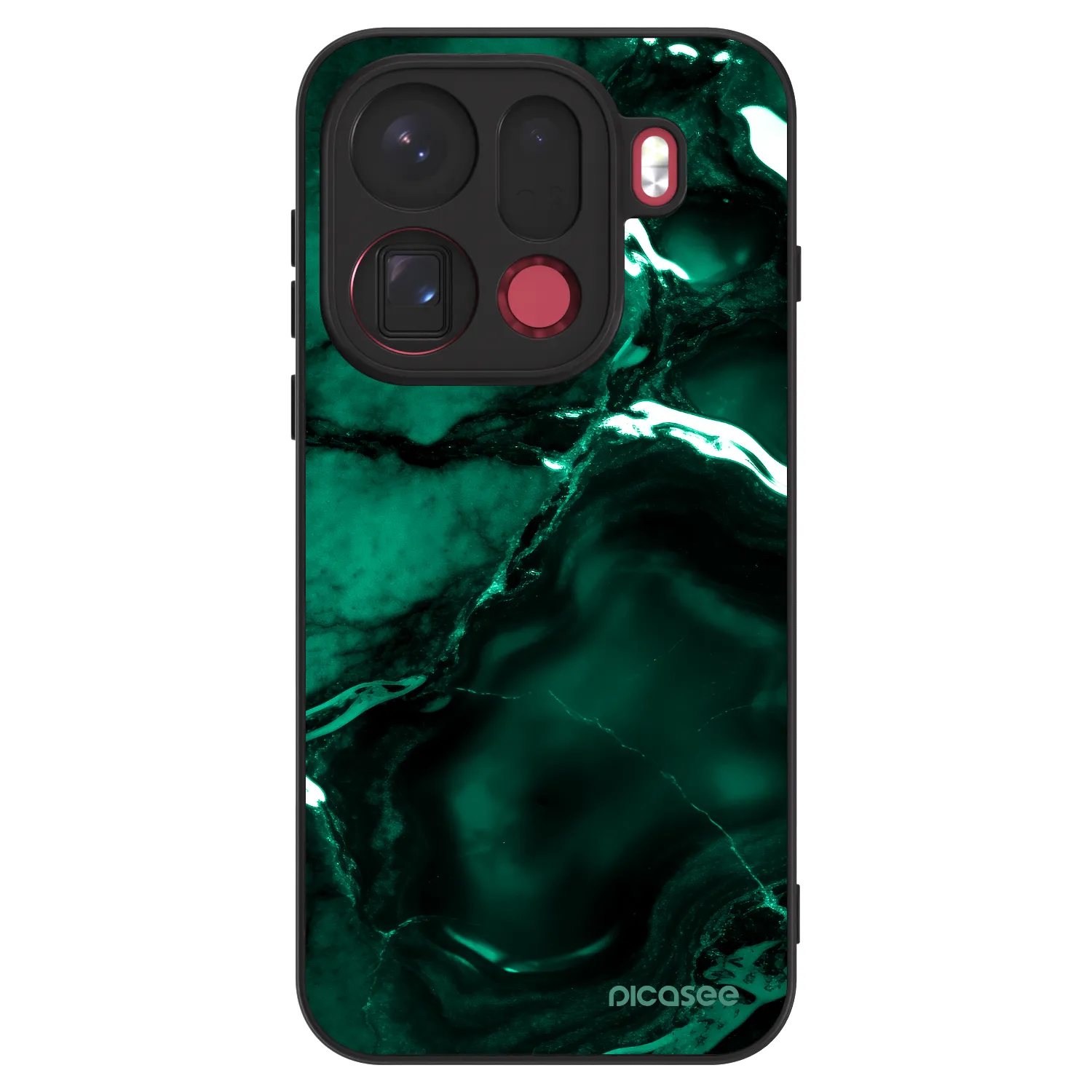 Picasee ULTIMATE CASE OPPO Find X9 Pro - készülékre - Dark emerald