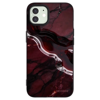 Picasee fekete szilikon tok az alábbi mobiltelefonokra Apple iPhone 12 Pro - Cherry stone