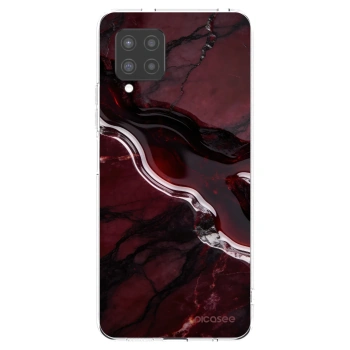 Picasee átlátszó szilikon tok az alábbi mobiltelefonokra Samsung Galaxy A42 A426B - Cherry stone