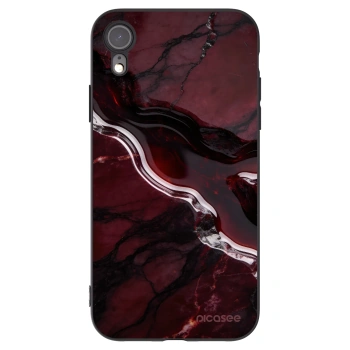 Picasee fekete szilikon tok az alábbi mobiltelefonokra Apple iPhone XR - Cherry stone
