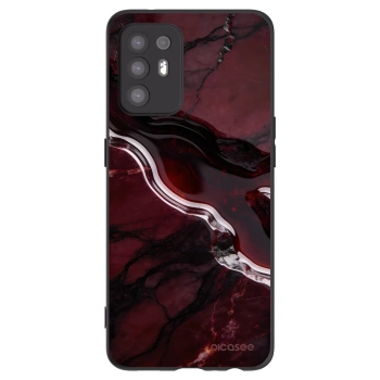 Picasee fekete szilikon tok az alábbi mobiltelefonokra OPPO A94 5G - Cherry stone
