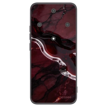 Picasee fekete szilikon tok az alábbi mobiltelefonokra Honor Magic5 Lite 5G - Cherry stone