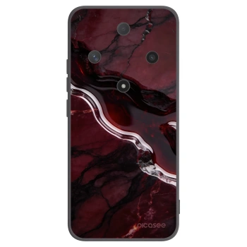 Picasee fekete szilikon tok az alábbi mobiltelefonokra Honor Magic6 Lite 5G - Cherry stone