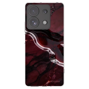 Picasee átlátszó szilikon tok az alábbi mobiltelefonokra Xiaomi Redmi Note 13 Pro 4G - Cherry stone