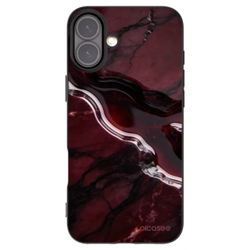Picasee fekete szilikon tok az alábbi mobiltelefonokra Apple iPhone 16 Plus - Cherry stone