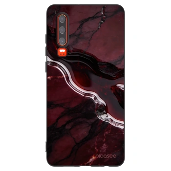 Picasee fekete szilikon tok az alábbi mobiltelefonokra Huawei P30 - Cherry stone