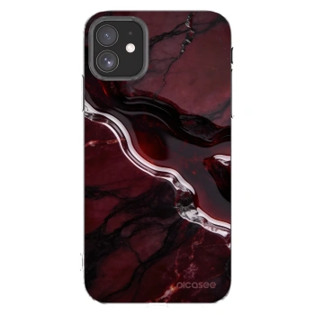 Picasee átlátszó szilikon tok az alábbi mobiltelefonokra Apple iPhone 11 - Cherry stone