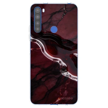 Picasee átlátszó szilikon tok az alábbi mobiltelefonokra Xiaomi Redmi Note 8T - Cherry stone