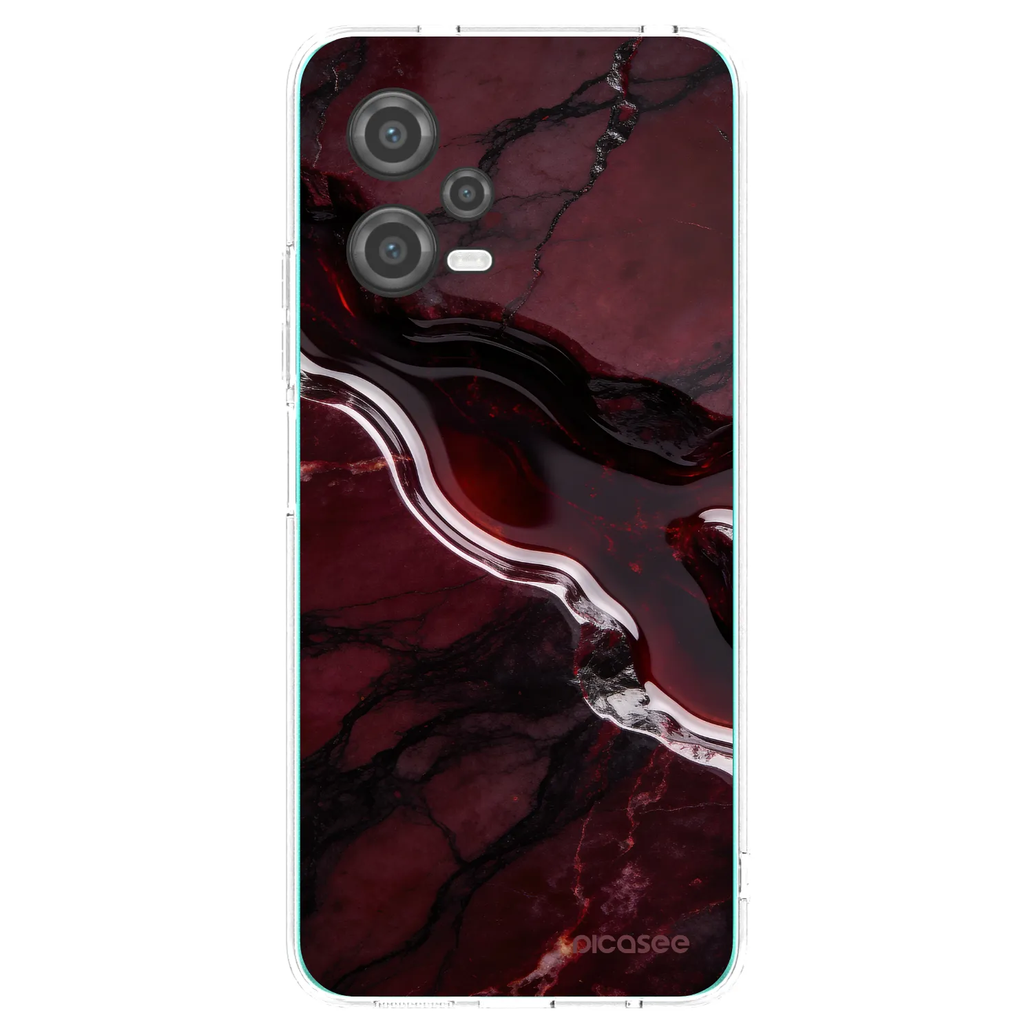 Picasee átlátszó szilikon tok az alábbi mobiltelefonokra Xiaomi Poco X5 - Cherry stone