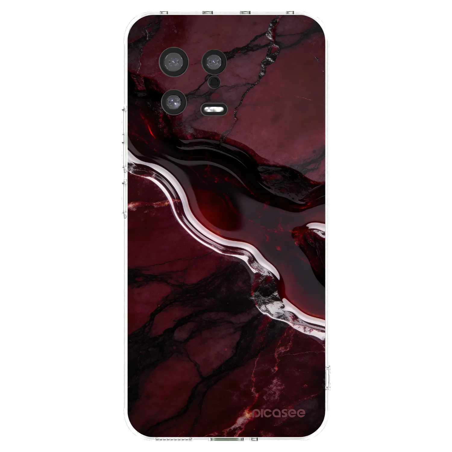 Picasee átlátszó szilikon tok az alábbi mobiltelefonokra Xiaomi 13 - Cherry stone