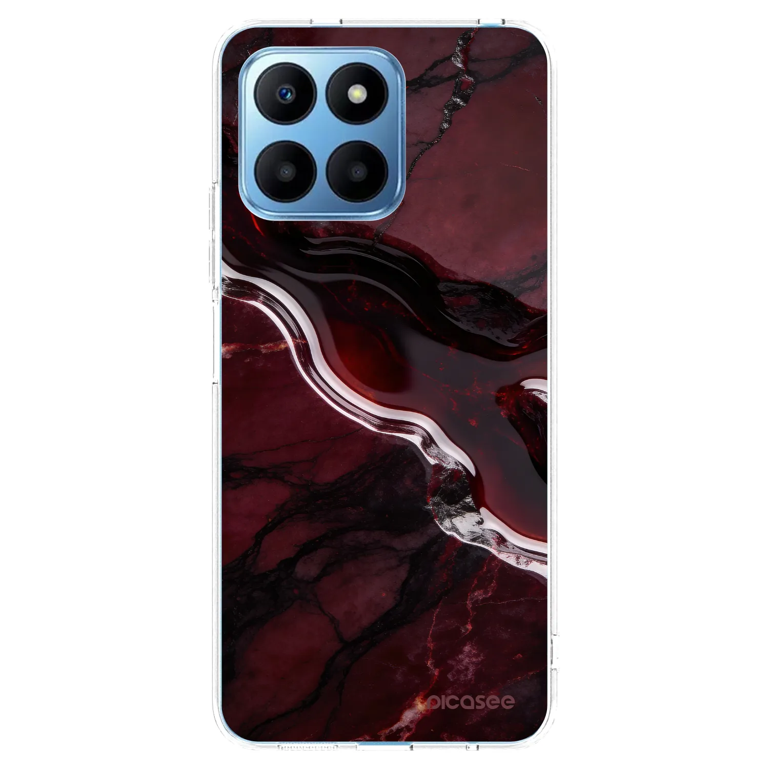 Picasee átlátszó szilikon tok az alábbi mobiltelefonokra Honor 70 Lite - Cherry stone