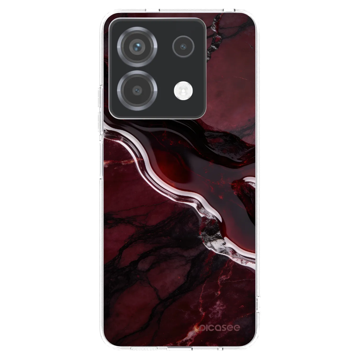 Picasee átlátszó szilikon tok az alábbi mobiltelefonokra Xiaomi Poco X6 - Cherry stone