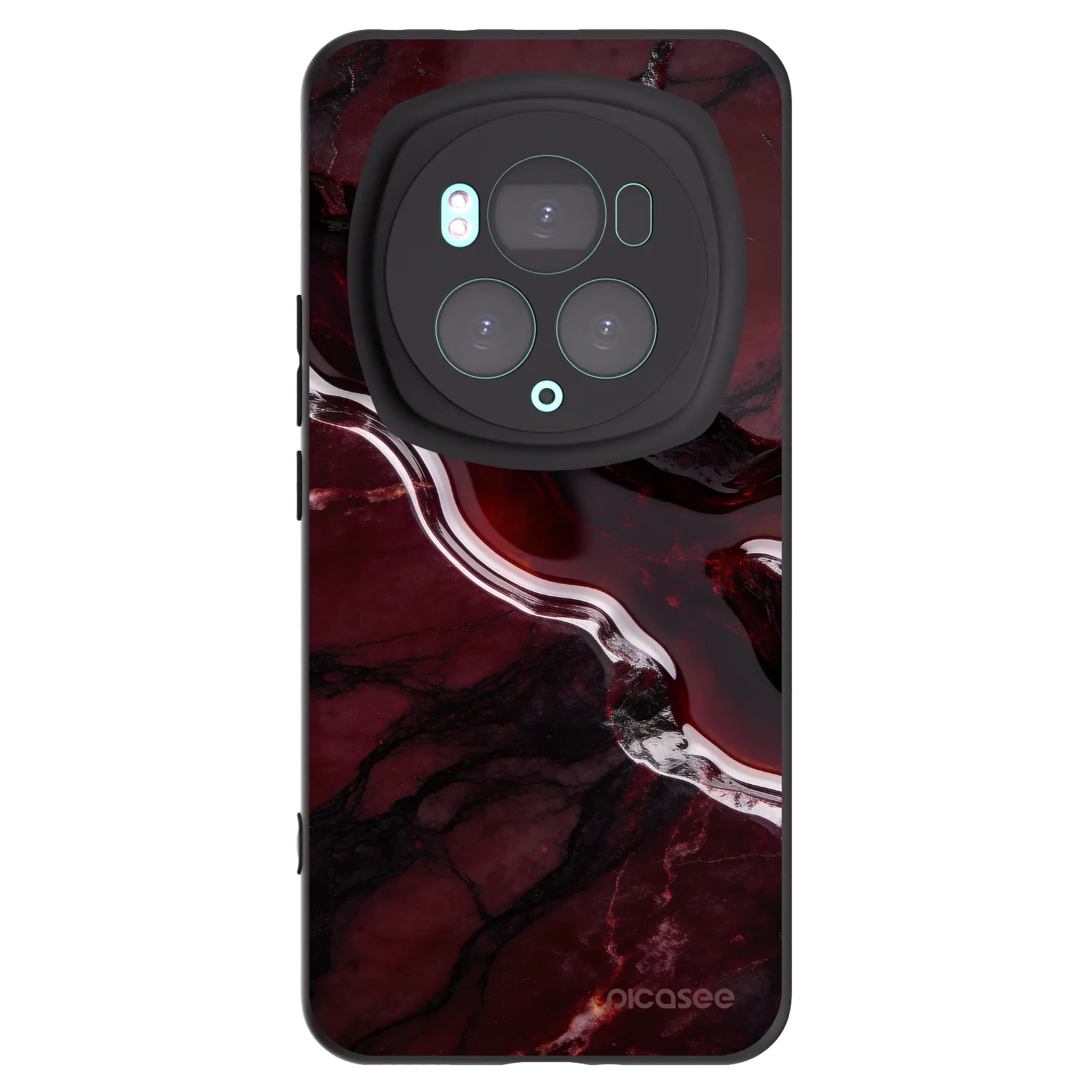 Picasee fekete szilikon tok az alábbi mobiltelefonokra Honor Magic6 Pro - Cherry stone