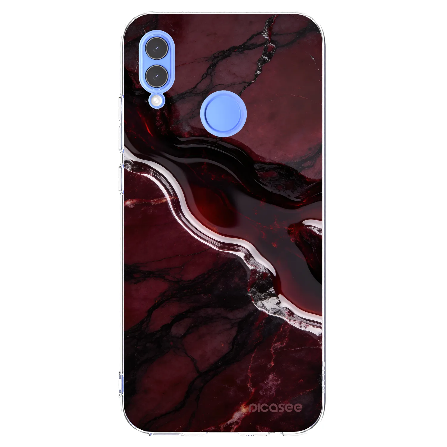Picasee átlátszó szilikon tok az alábbi mobiltelefonokra Honor 10 Lite - Cherry stone