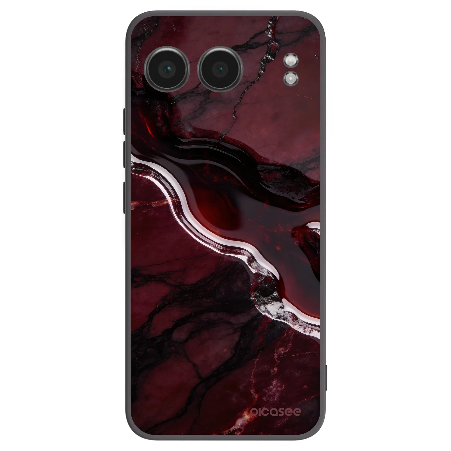 Picasee fekete szilikon tok az alábbi mobiltelefonokra OnePlus Nord 4 - Cherry stone