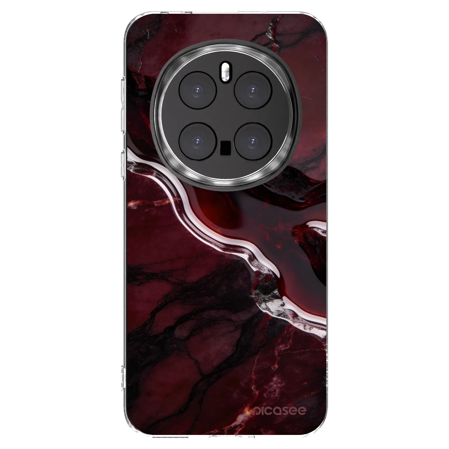 Picasee átlátszó szilikon tok az alábbi mobiltelefonokra Honor Magic7 Pro 5G - Cherry stone