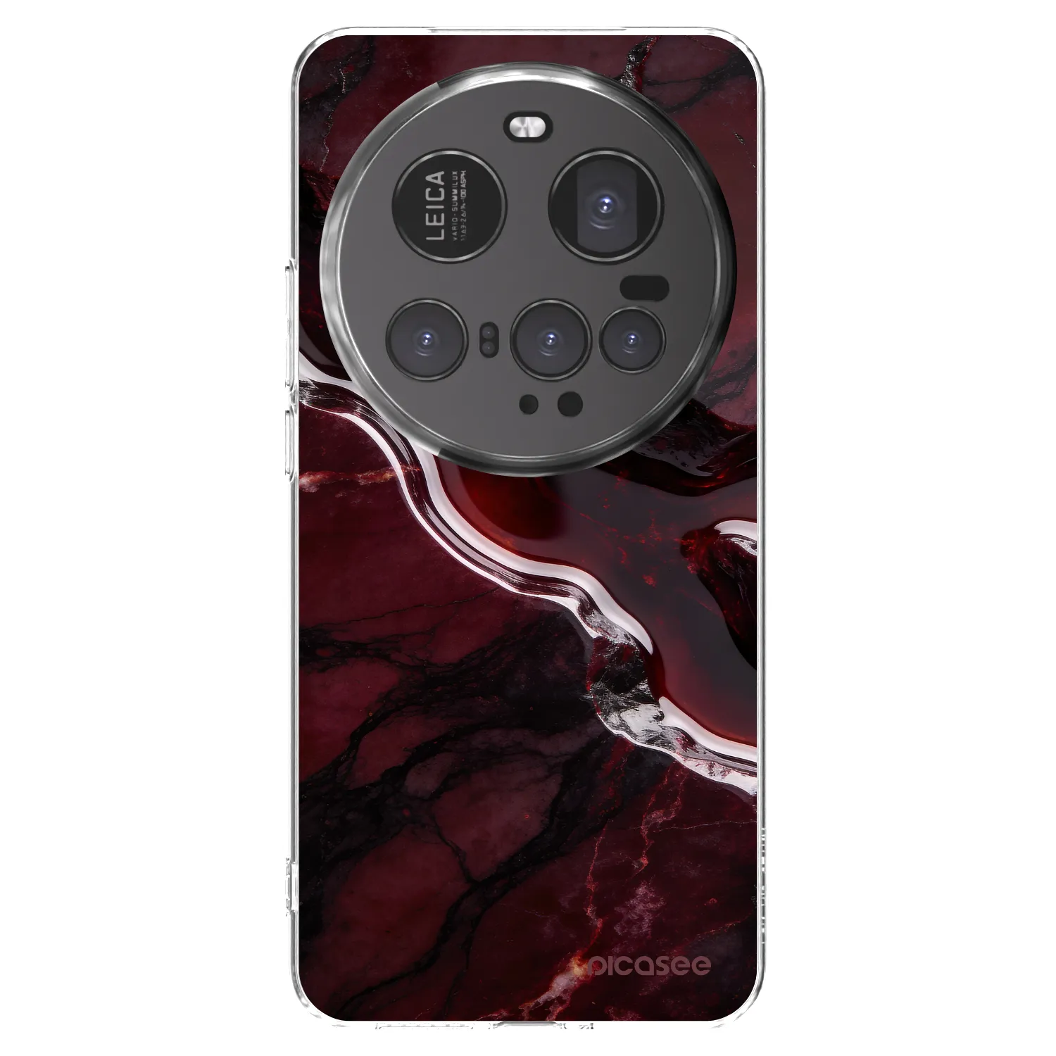 Picasee átlátszó szilikon tok az alábbi mobiltelefonokra Xiaomi 15 Ultra - Cherry stone