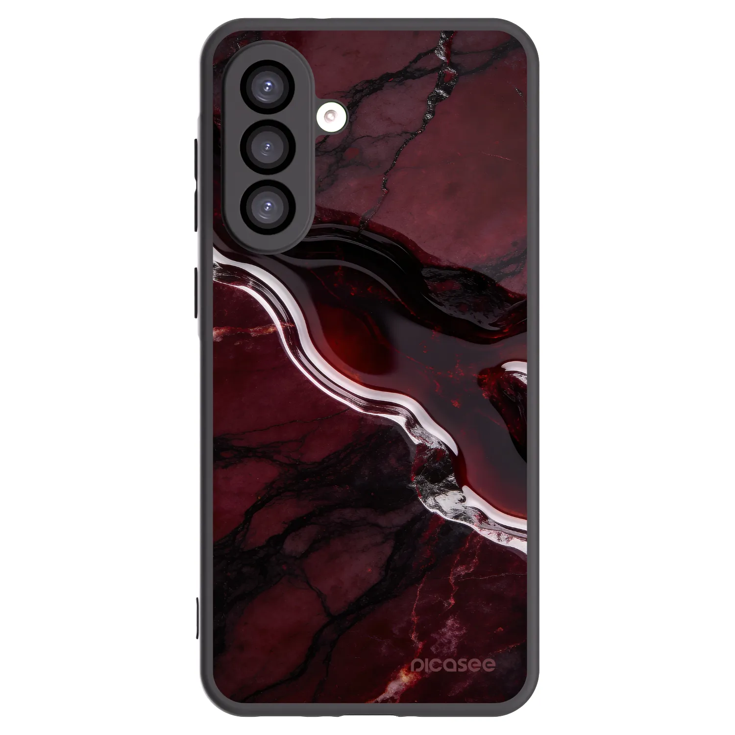 Picasee fekete szilikon tok az alábbi mobiltelefonokra Samsung Galaxy A26 5G A266B - Cherry stone