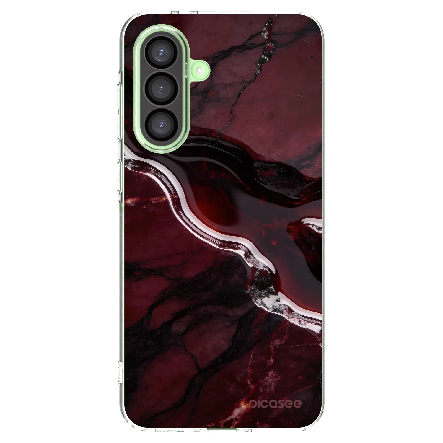 Picasee átlátszó szilikon tok az alábbi mobiltelefonokra Samsung Galaxy A26 5G A266B - Cherry stone
