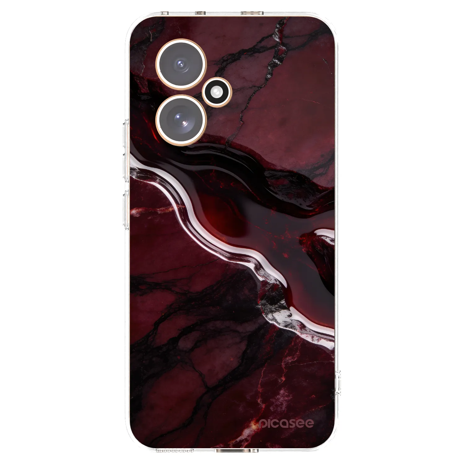 Picasee átlátszó szilikon tok az alábbi mobiltelefonokra Honor 400 5G - Cherry stone